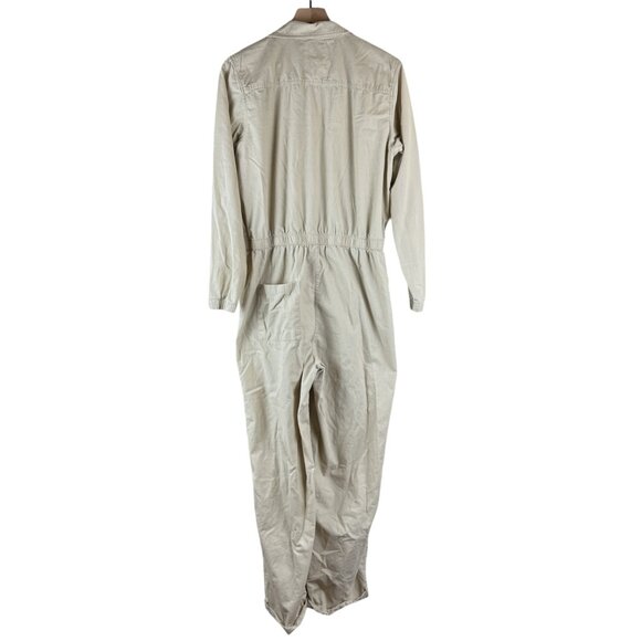 Offline By Aerie Beige Corduroy Long Sleeve Jumpsuit Boilersuit - Picture 6 of 6